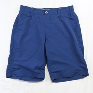 Under armour 32 x‎ 11" Navy Blue Match Play Tapered Flex 1253487 Golf Shorts